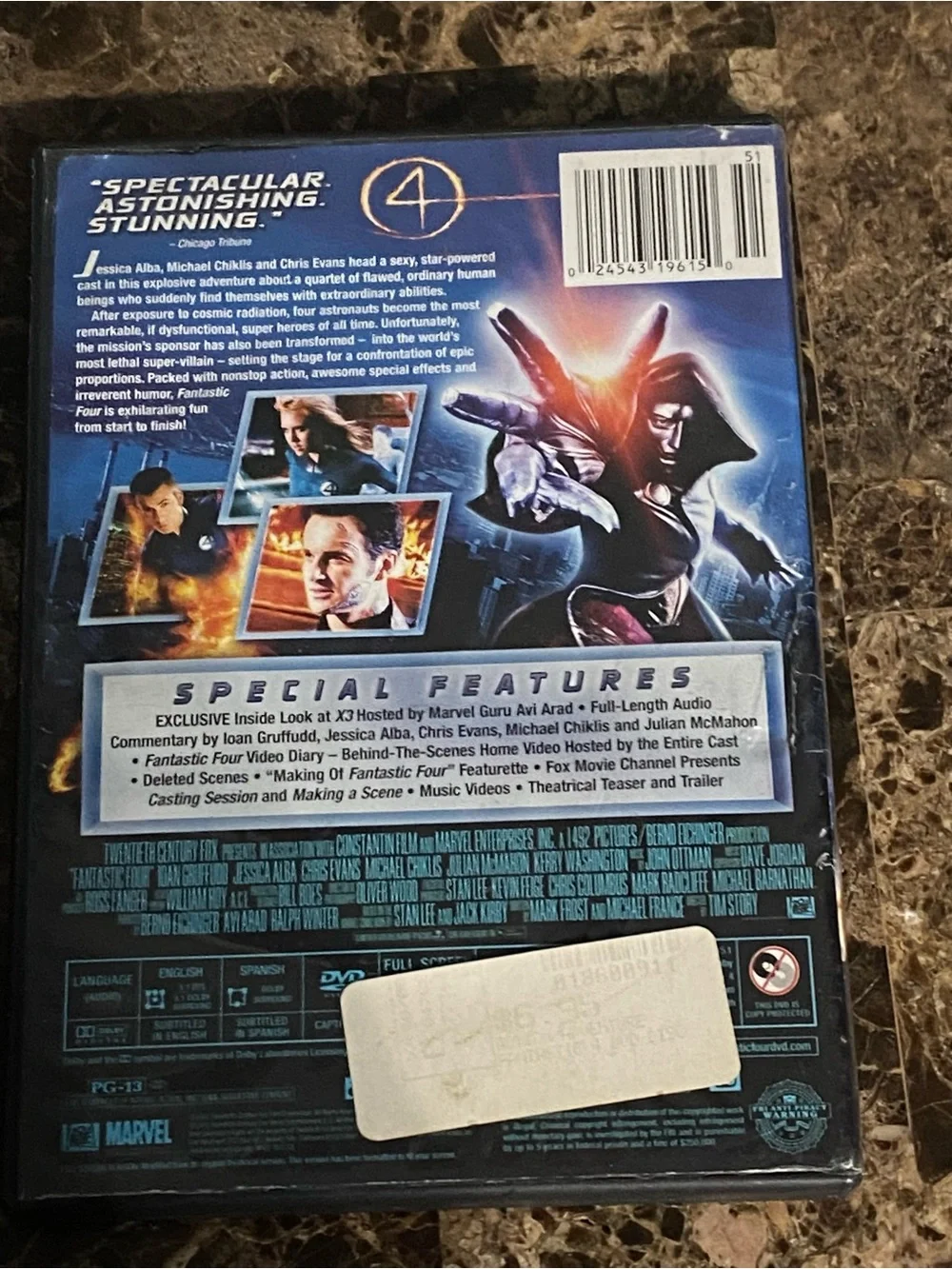 Star Wars Attack of the Clones DVD — Black, Blue & Gold Artwork